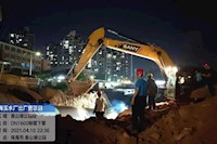 健民路香山湖段管道完工，梅溪水廠出廠管工程建設(shè)取得階段勝利